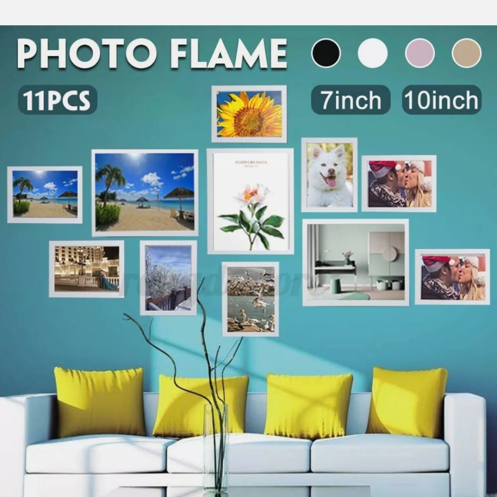 Wall photo frame 11pcs  DIY